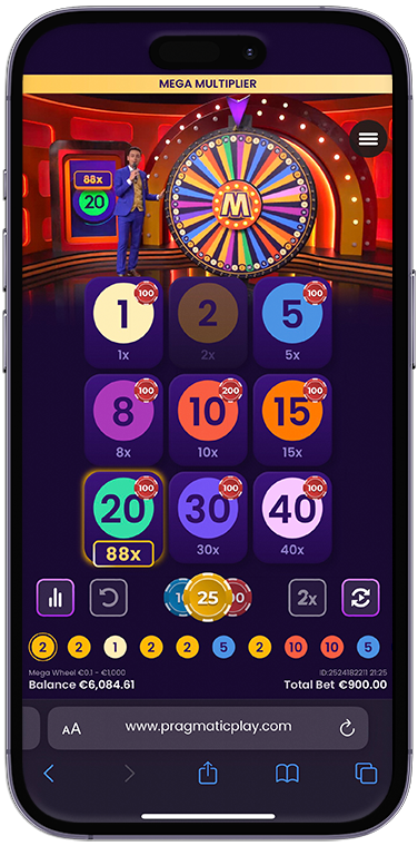 Mega Wheel by Pragmatic Play